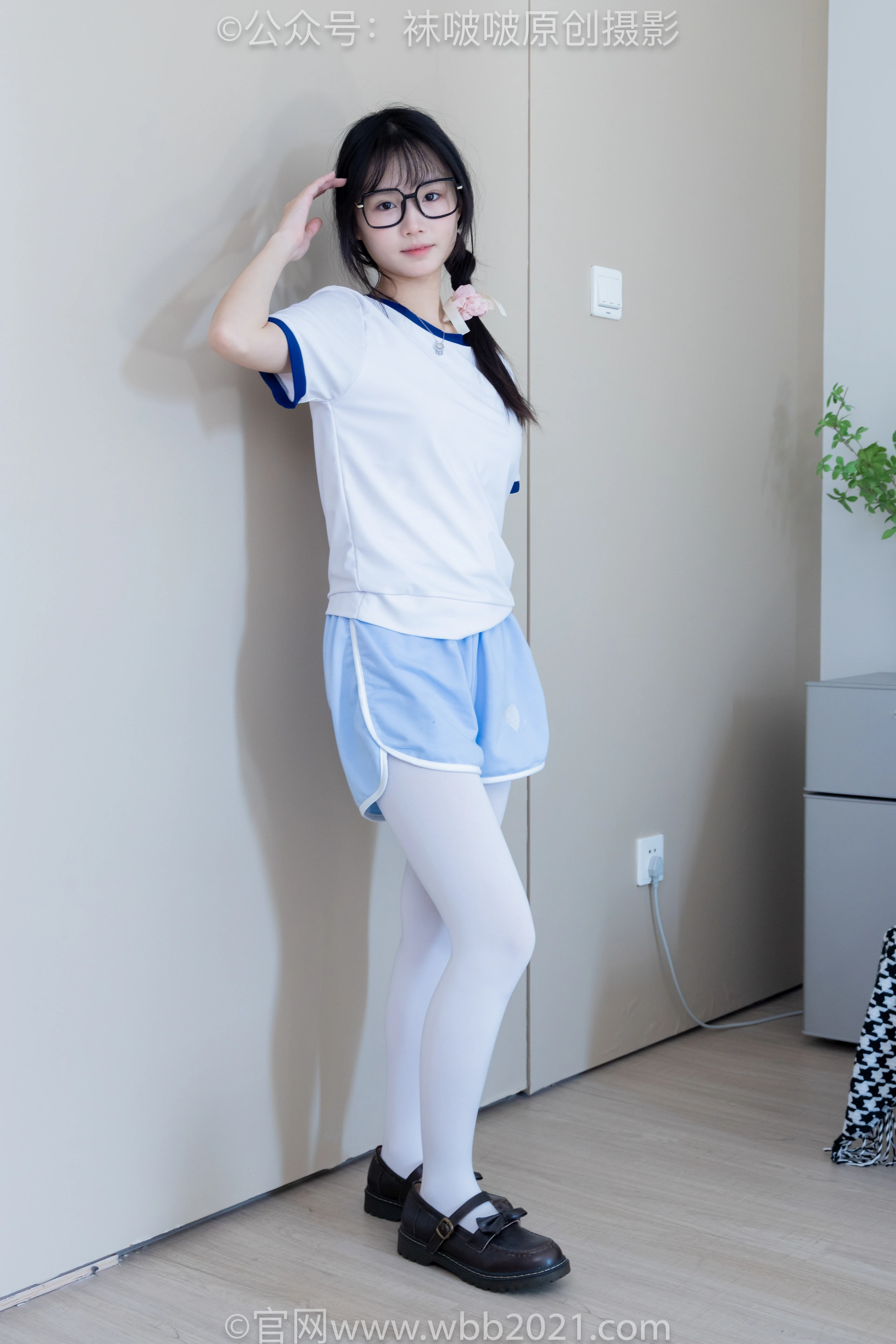 [BoBoSocks袜啵啵] NO.325 甜甜圈-皮鞋、厚白丝（花絮版） 3